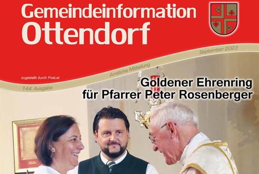 Neue Ausgabe der "Gemeindeinformation Ottendorf"